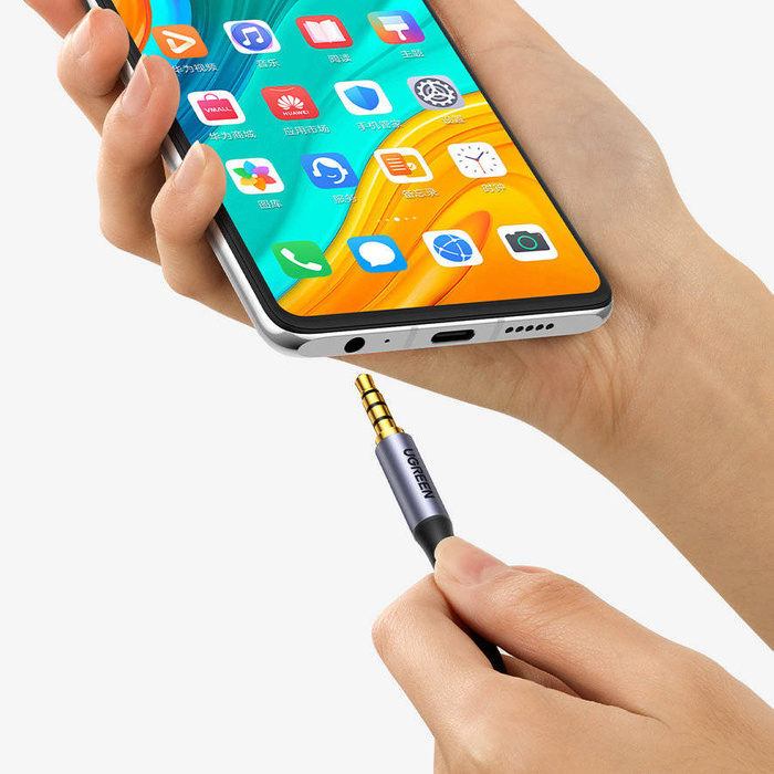 Ugreen kabel AUX mini jack 3,5 mm kabel (samec) - 3,5 mm mini jack (samec) 3 m černý (AV183)