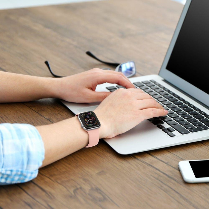 Řemínek TECH-PROTECT Gearband Apple Hodinky 1/2/3/4/5 (38/40 mm) růžové