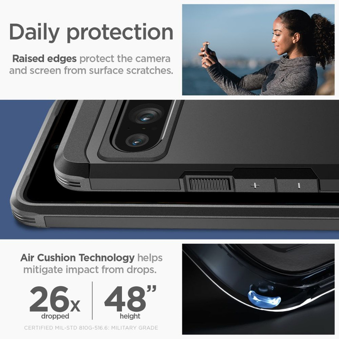Funda Spigen Tough Armor Google Pixel 8 Pro Negro Case