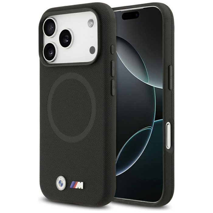 Etui BMW M FW Metal Logo MagSafe do      iPhone 17 Pro Max czarny