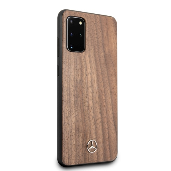 Cover MERCEDES Samsung Galaxy S20 Plus Wood Line Walnut Brown Case