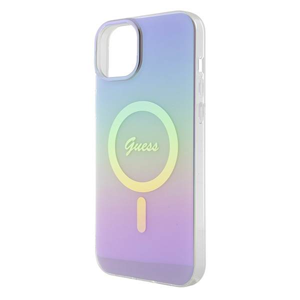 Case Guess GUHMP15MHITSU iPhone 15 Plus 6.7" purple/purple hardcase IML Iridescent MagSafe Case