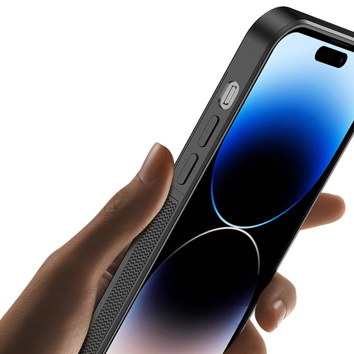 3-in-1-Hülle für iPhone 14 Pro mit MagSafe Wallet RFID-blockierender Ständer Dux Ducis Rafi Mag – Schwarz