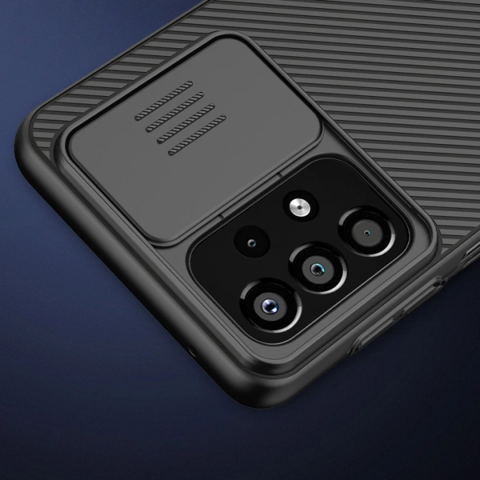 Nillkin CamShield Case etui pokrowiec osłona na aparat kamerę Samsung Galaxy A33 5G niebieski