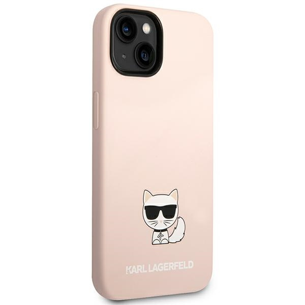 Karl Lagerfeld KLHCP14MSLCTPI iPhone 14 Plus 6.7" hardcase light pink/light pink Silicone Choupette Body