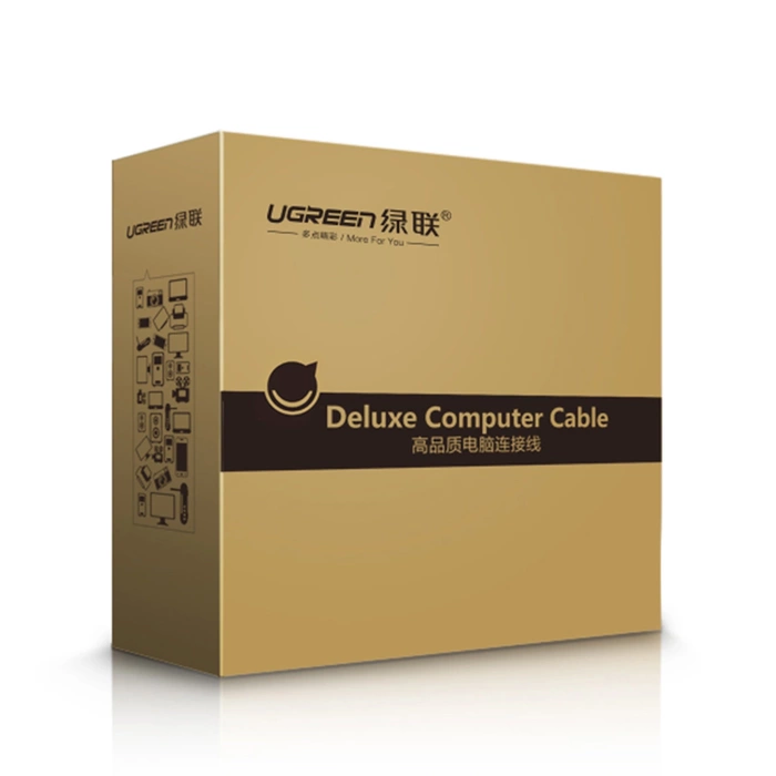 USB 2.0 A-B aktív kábel UGREEN US122 nyomtatóhoz, 15m (fekete)