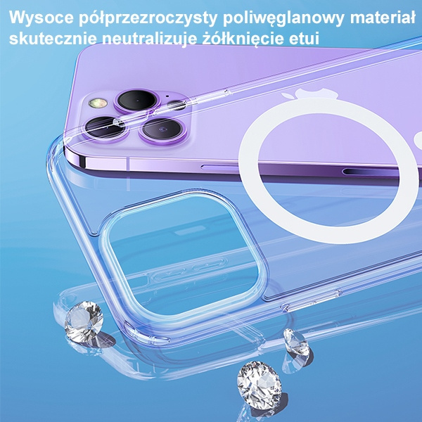 Etui Usams Etui Ice Magnet iPhone 14 Plus 6,7" Transparent Ip14mbc01 (us-bh801) Case