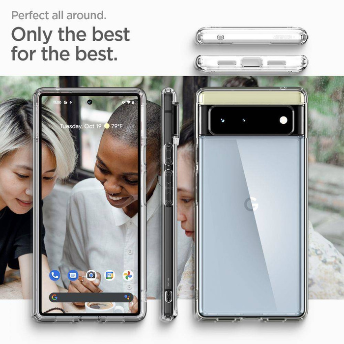 Coque SPIGEN Étui transparent ultra-hybride pour Google Pixel 6