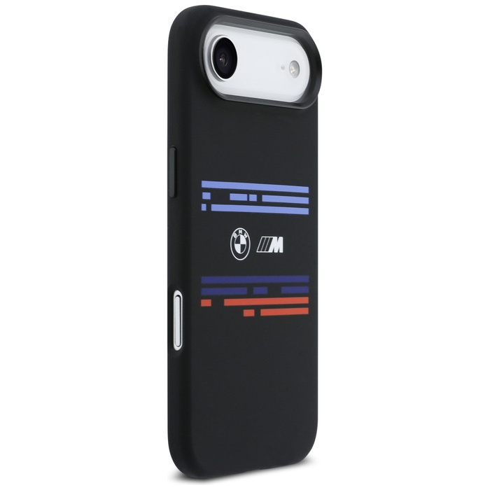 Etui BMW M Silicon Horizontal Line       MagSafe do iPhone Air czarny