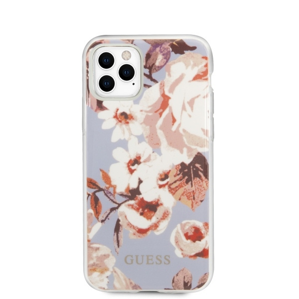 Coque GUESS Apple iPhone 11 Pro Max N°2 Flower Collection Lilas Case