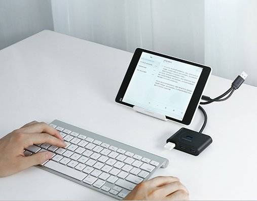 Ugreen HUB 4x USB 3.2 Gen 1 (câble de 1 m) noir (CR113 20291)