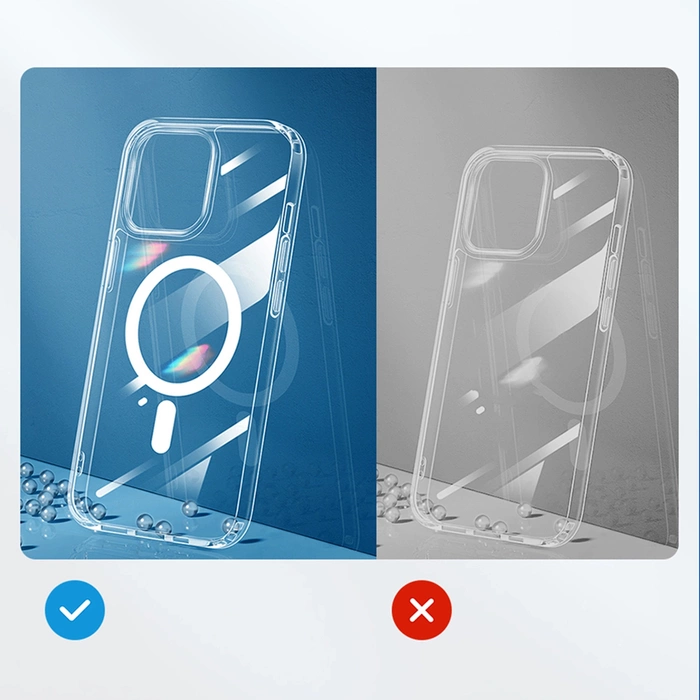 Joyroom Qi Chargeur à Induction Sans Fil 15W (MagSafe pour iPhone Compatible) pour Grille de Ventilation Argent (JR-ZS291)