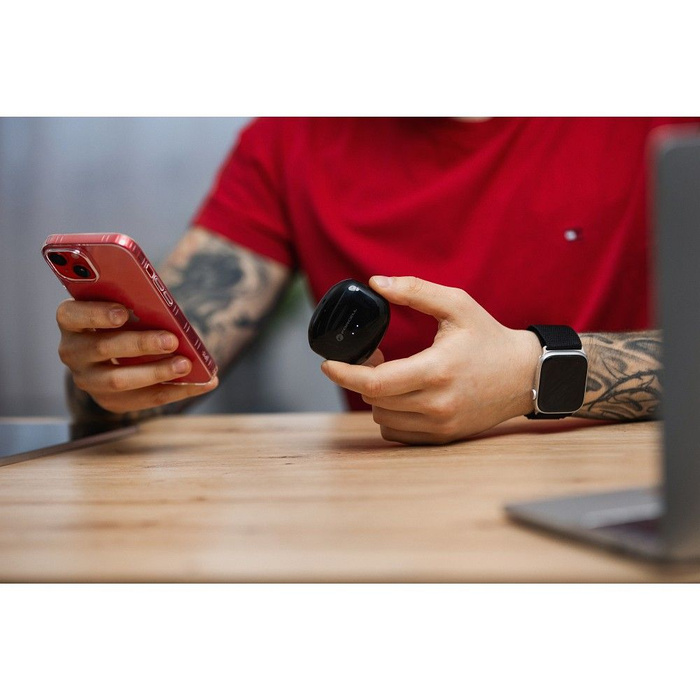 Słuchawki bezprzewodowe douszne Forcell F-Audio TWS Clear Sound czarne