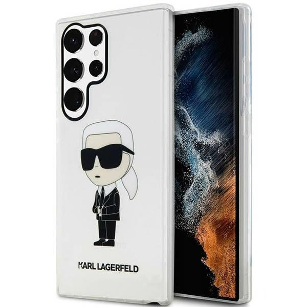 Funda Karl Lagerfeld Klhcs23lhniktct S23 Ultra S918 Transparent Hardcase Ikonik Karl Lagerfeld Case