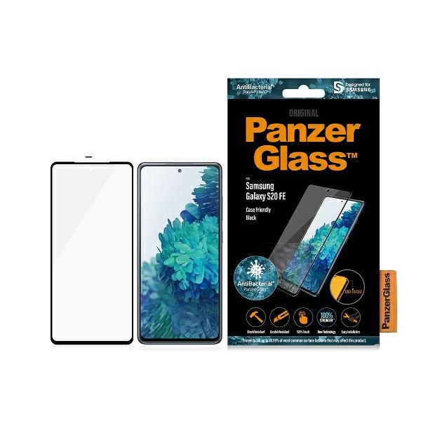 PanzerGlass E2E Microfracture Sam S20 FE G781 Case Friendly Finger Print AntiBacterial black/black