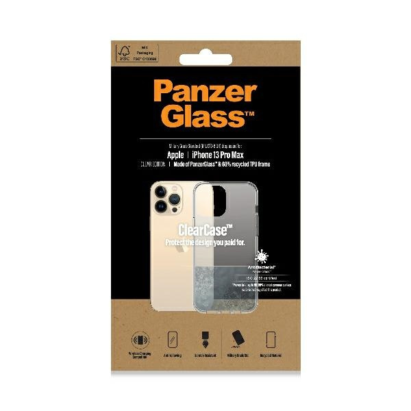 PanzerGlass KlarCase iPhone 13 Pro Max 6,7" Antibakteriell Militärisch klar 0314
