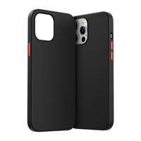 Joyroom Color Series protection coque pour iPhone 12 mini noir (JR-BP798)
