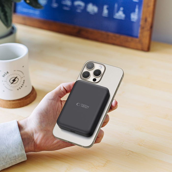 TECH-PROTECT PB11 LIFEMag MagSafe POWER BANK 10000MAH BLACK