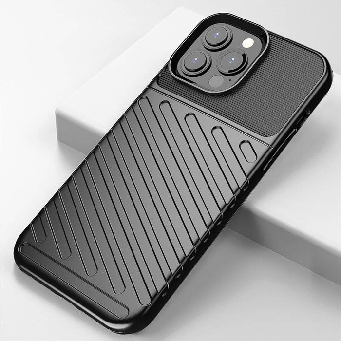 Thunder Case Flexibel Robuste Panzer Handyhülle TPU Schutzhülle für iPhone 13 Pro Max grün