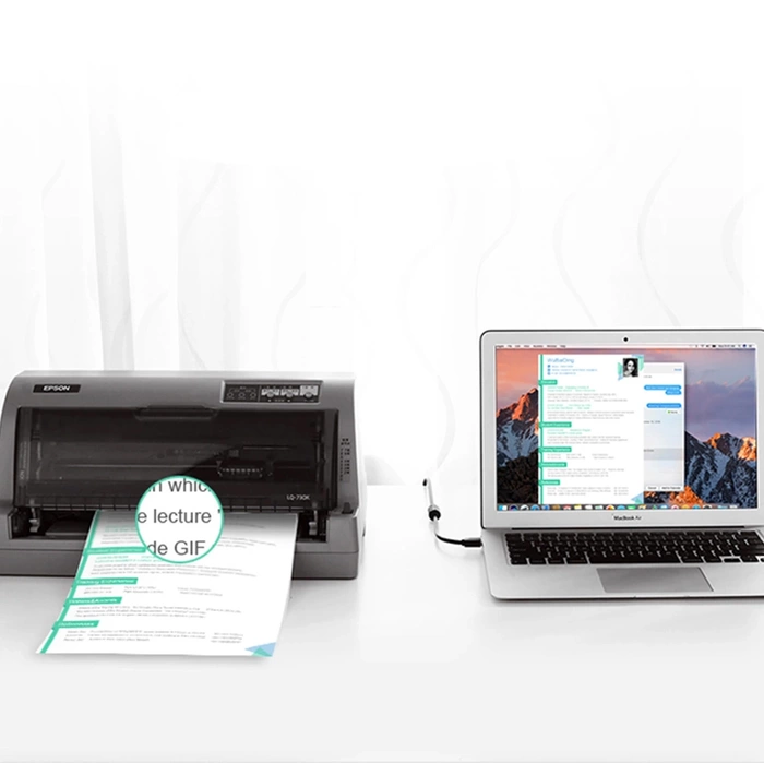 UGREEN US210 USB 3.0 AB kábel nyomtatóhoz, 1m (fekete)