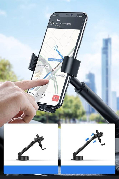 [APRÈS RETOUR] Baseus Gravity Car Mount Dashboard Windshield Phone Bracket Holder black (SUYL-JY01)