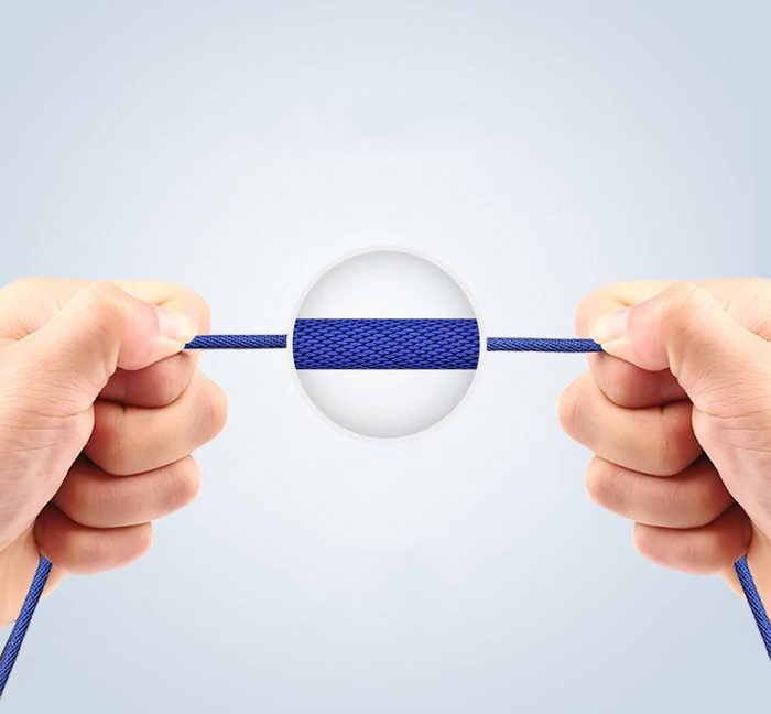 Kabel Baseus Yiven pletená tkanina USB / Lightning 1,8M černá (CALYW-A01)