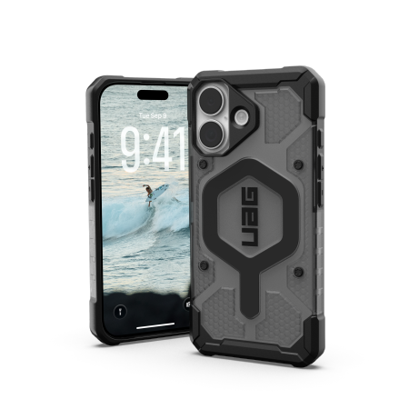 UAG Pathfinder Clear MagSafe - etui do iPhone 17 kompatybilne z MagSafe (ash/black)