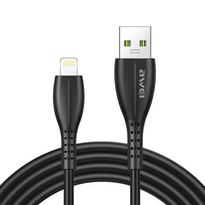 AWEI kabel CL-115L USB na Lightning czarny/black