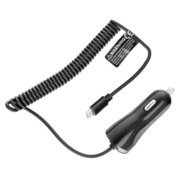 Ładowarka samochodowa Blue Star 2A z kablem Micro USB czarna