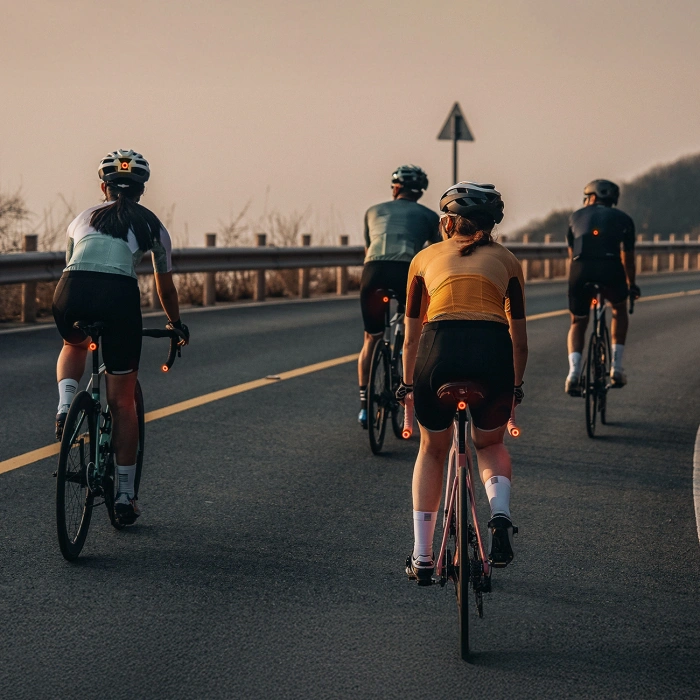 Lampki tylne Wozinsky WIS-01 wodoodporne inteligentne światła tylne 2 szt - czarne