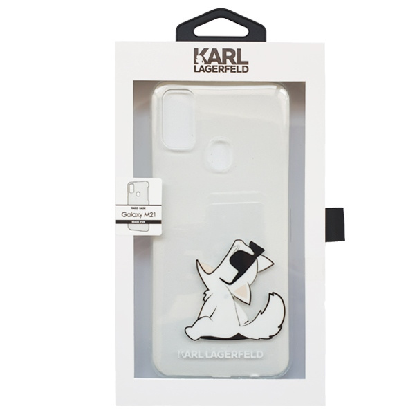 Case KARL LAGERFELD Samsung Galaxy M21 Choupette Fun Clear Case