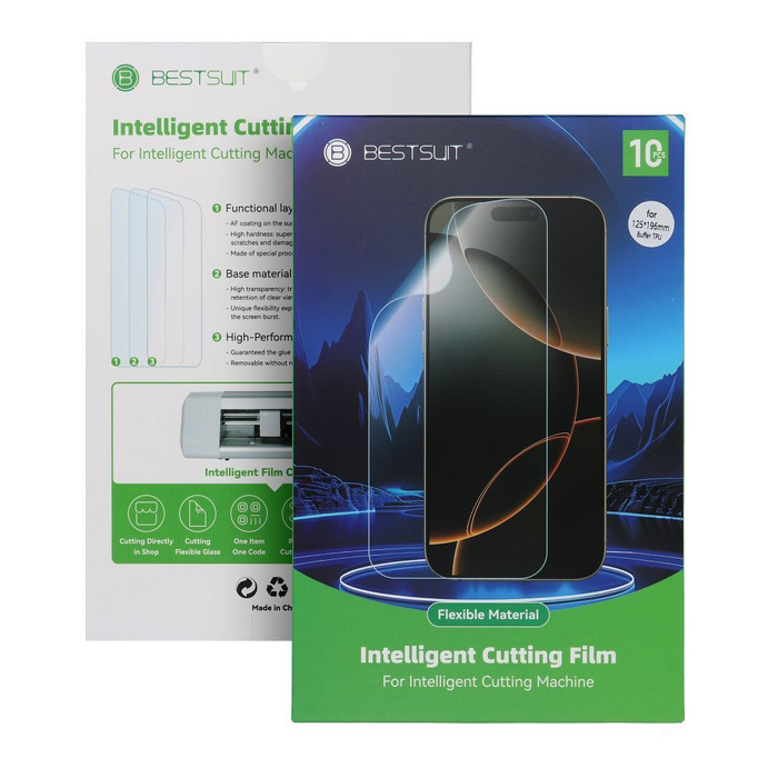 Folia do cięcia do plotera Bestsuit Anti-Blue Light (Eyes Protection) 0,13mm 196 x 125 mm 10 sztuk transparentna 