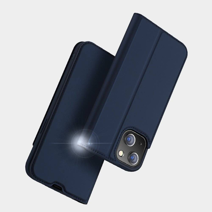 Dux Ducis Skin Pro Holster Flip Cover für iPhone 13 mini blau