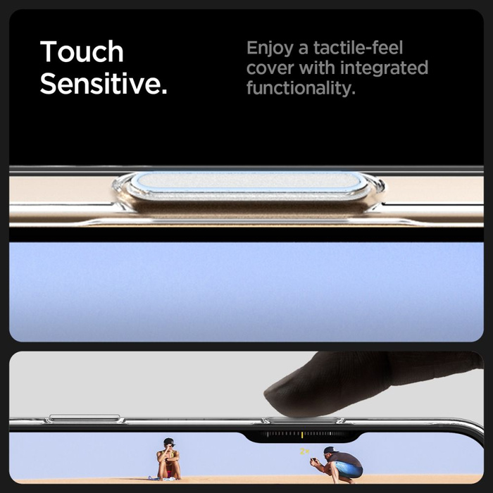 Spigen Thin Fit Mag MagSafe IPhone 16 PRO TRANSPARENTE/BLANCO