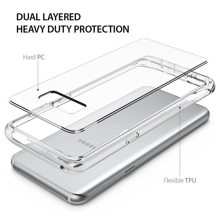 Telefontok RINGKE Samsung Galaxy S8 Plus Fusion Clear View tok Samsung Galaxy S8 Plus Fusion Clear View Case