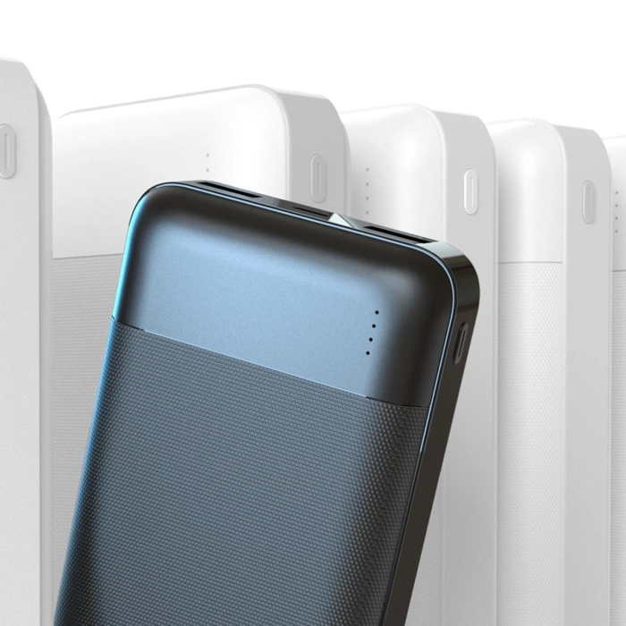 Powerbank Dudao K18-1W 10000mAh USB-A / USB-C / Micro USB - czarny