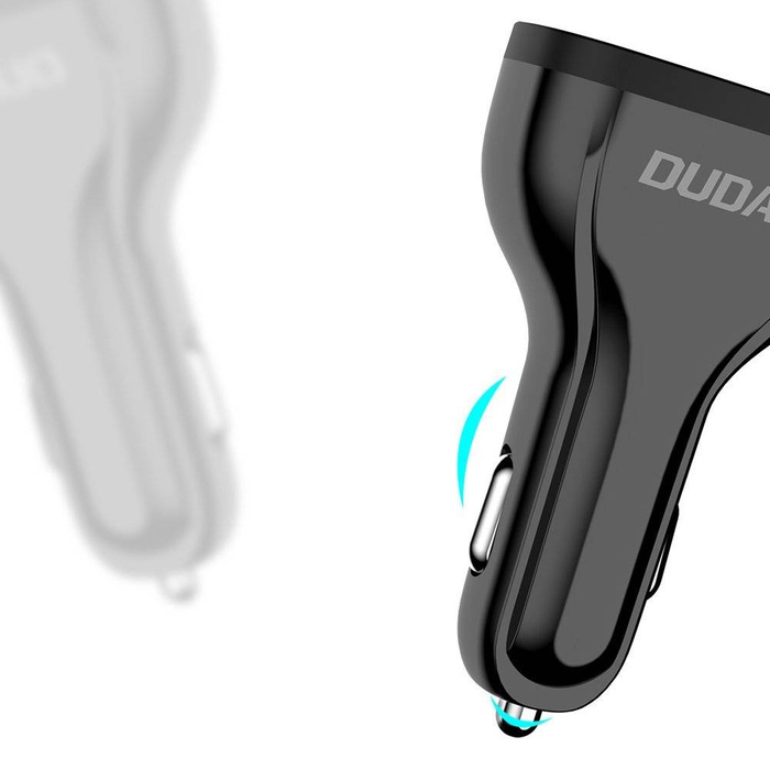 Dudao nabíječka rychlé nabíjení do auta Quick Charge 3.0 QC3.0 2.4A 18W 3x USB bílé (R7S bílé)