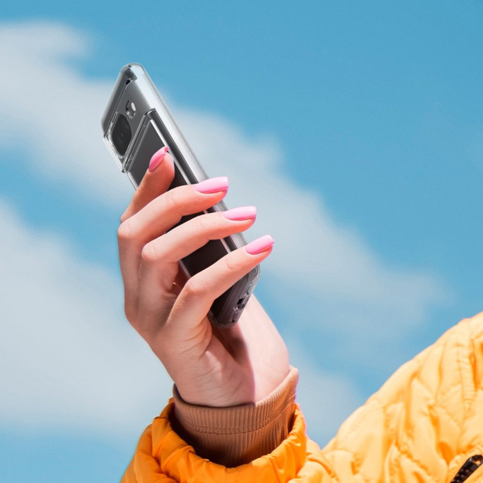 Funda Spigen Ultra Hybrid Google Pixel 8 Cristal Clear Case