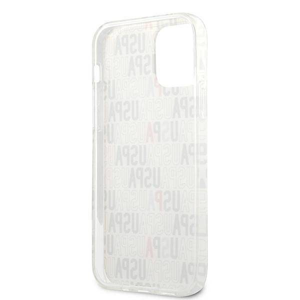 Puzdro US POLO Apple iPhone 12 Pro Max 6.7 Logo Mania Collection USHCP12LPCUSPA6 White Case