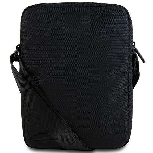 BMW Handtasche BMTB10COMSCAKL 10" Schwarz/Schwarz Carbon Blau Streifen