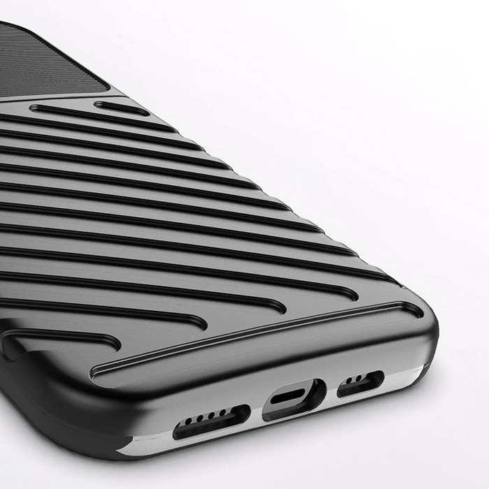 Thunder Case Flexibel Robuste Panzer Handyhülle TPU Schutzhülle für iPhone 13 Pro Max blau