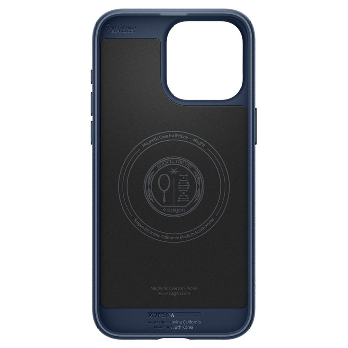 Case iPhone 15 Pro Max Spigen Mag Armor MagSafe Navy Blue Case