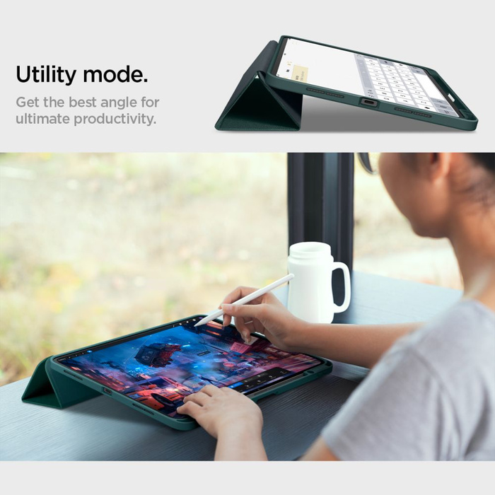 Spigen IPad URBAN FIT PRO 11 5 / 2024 MITTERNACHTSGRÜN