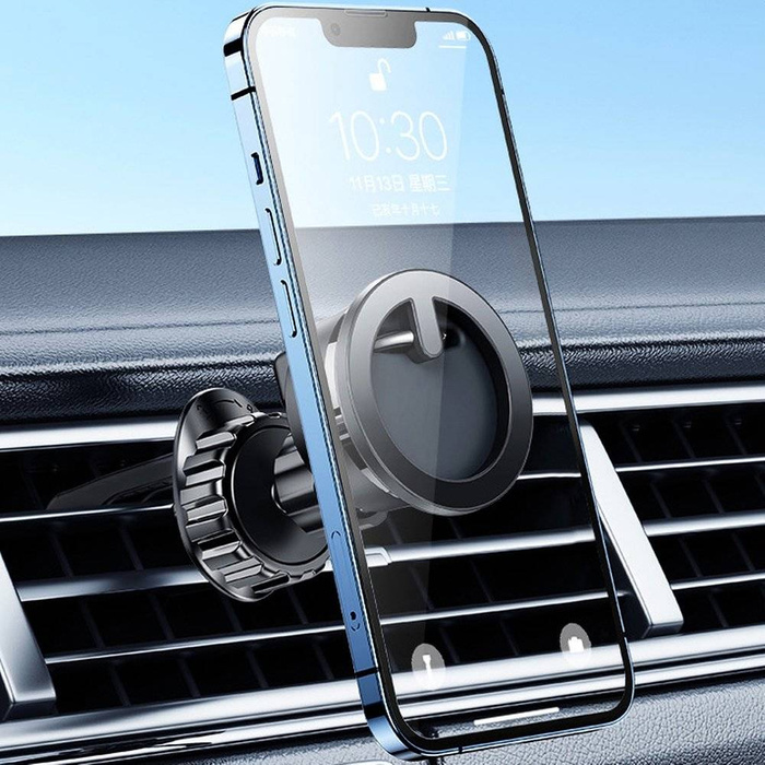 Joyroom kit support de voiture magnétique multifonctionnel anneau support de téléphone noir (JR-ZS294)