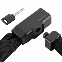 Lucchetto per bicicletta Rockbros 32430708001 con chiave 0,97 m - nero