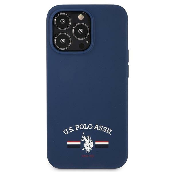 Puzdro US POLO Apple iPhone 13 Pro Max Silicone Collection Navy Case