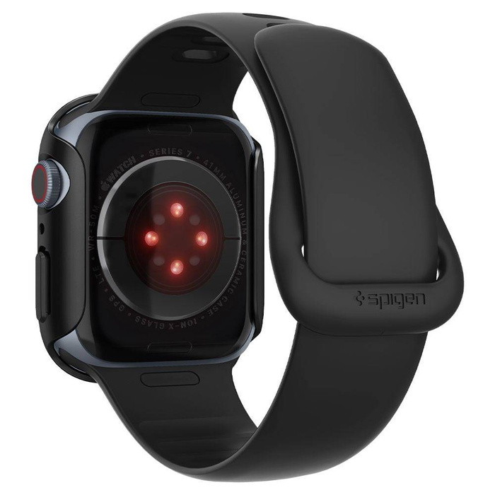 Case Spigen Apple Watch 7 (41 MM) Thin Fit Black Case