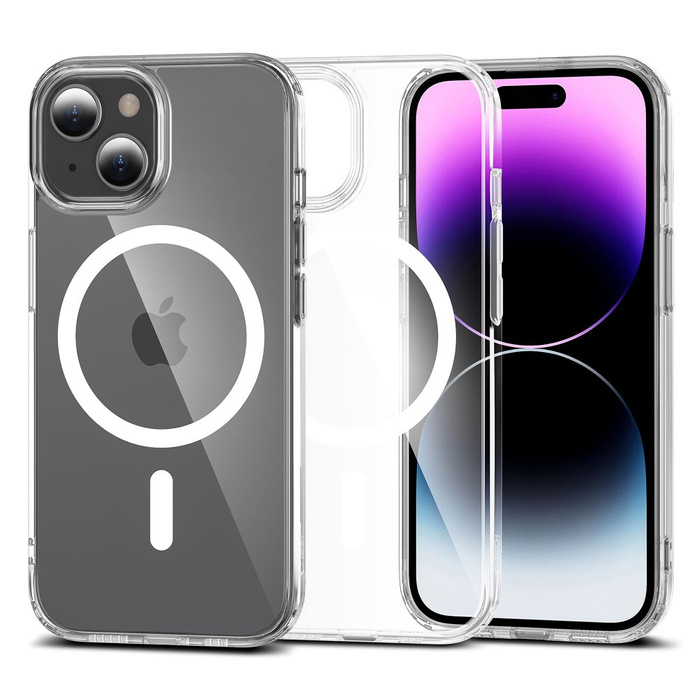 Case Tech-protect Flexair Hybrid MagSafe iPhone 15 Clear Case