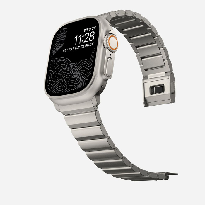 Pasek Tech-protect Steelband Apple Watch 4 / 5 / 6 / 7 / 8 / 9 / Se / Ultra 1 / 2 (42 / 44 / 45 / 49 Mm) Titanium