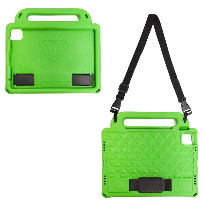 Diamond Tablet Case soft blindé coque pour iPad mini 5 / 4 / 3 / 2 / 1 avec support de stylet vert